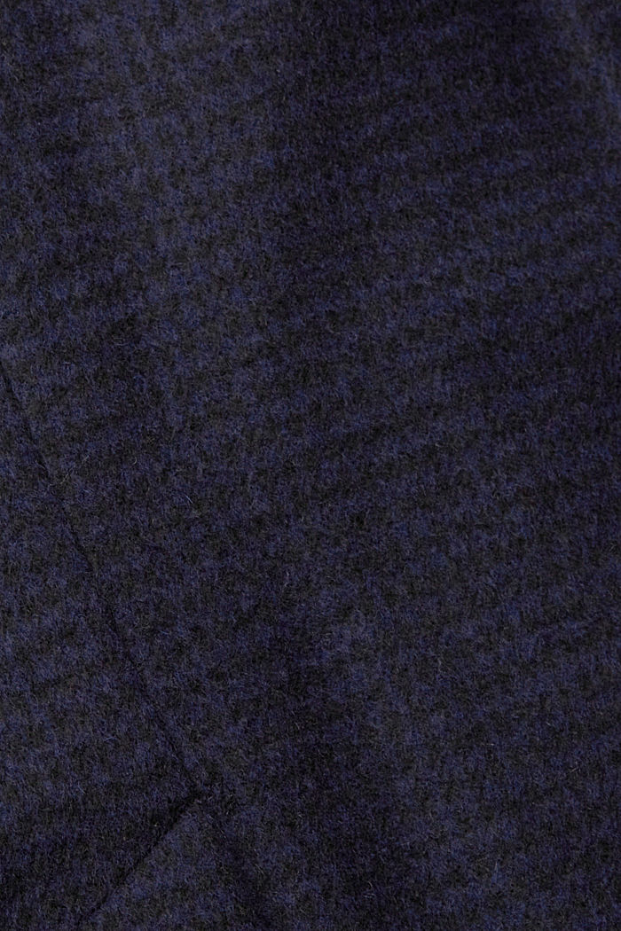 千鳥格西裝外套, 海軍藍, detail-asia image number 5