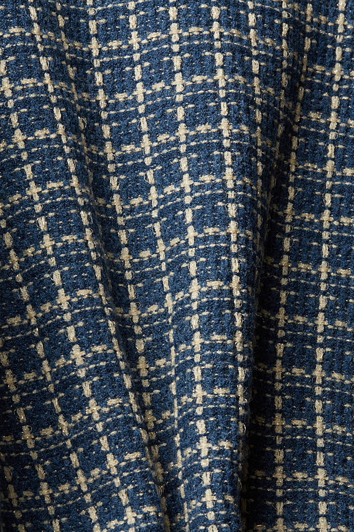 Check patterned jumper, PETROL BLUE, detail-asia image number 5