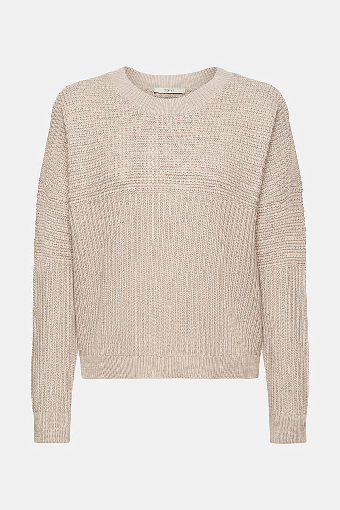 Chunky knit jumper, LIGHT TAUPE, detail-asia image number 7