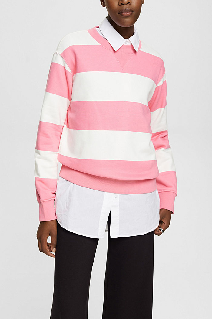 Striped sweatshirt, PINK, detail-asia image number 0