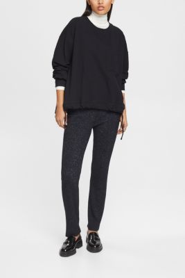 Sweatshirt with drawstring hem, BLACK, detail-asia image number 5