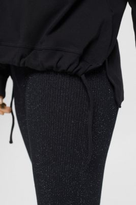 Sweatshirt with drawstring hem, BLACK, detail-asia image number 4