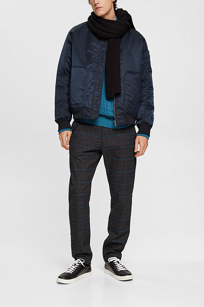 봄버 재킷, PETROL BLUE, detail-asia image number 1