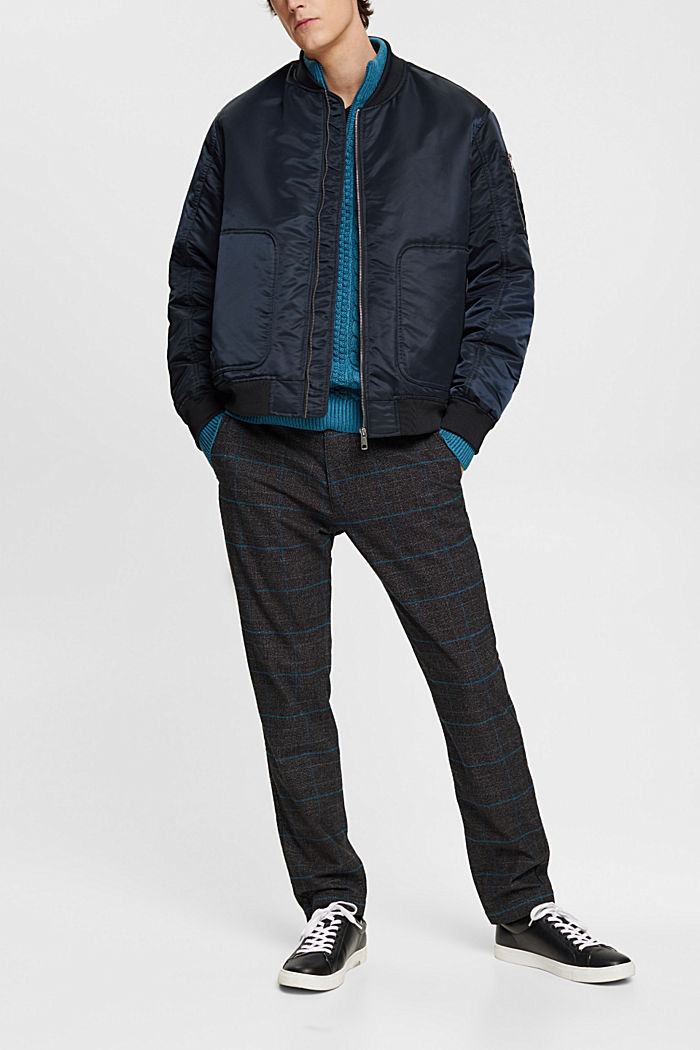 봄버 재킷, PETROL BLUE, detail-asia image number 4