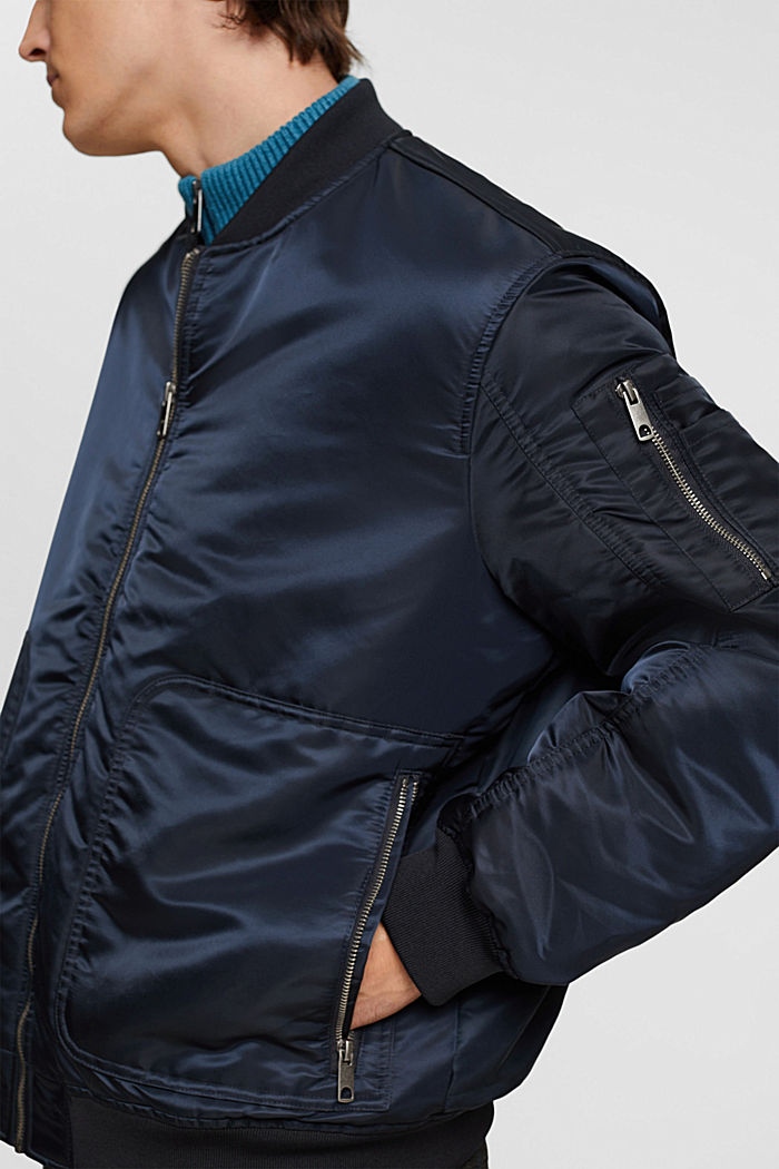 봄버 재킷, PETROL BLUE, detail-asia image number 2