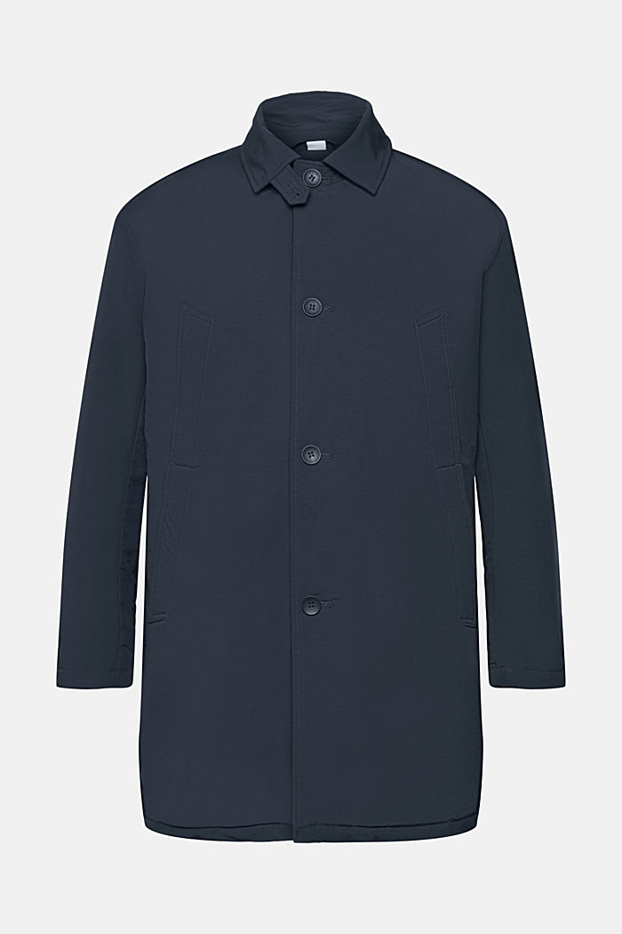 Long mac coat, PETROL BLUE, detail-asia image number 6