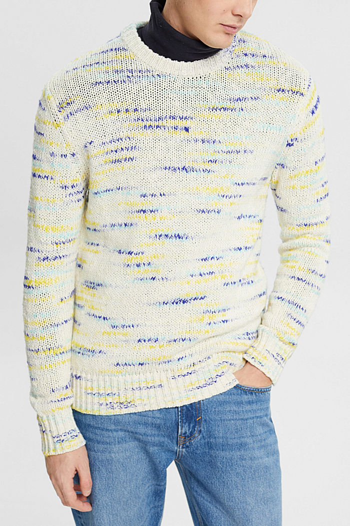 加厚針織毛衣, 冰藍色, detail-asia image number 0