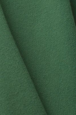 플로럴 자카드 패턴 V넥 스웨터 베스트, DARK GREEN, detail-asia image number 5