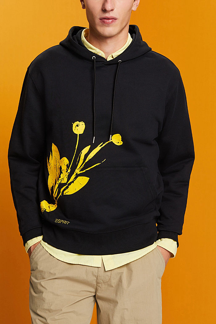 Hoodie with print, 100% cotton