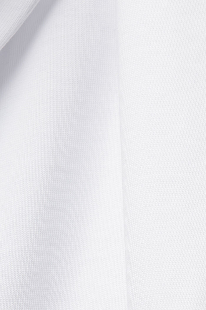 100%純棉平織布印花T恤, 白色, detail-asia image number 5