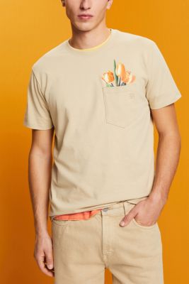 Jersey t-shirt with a print, 100% cotton