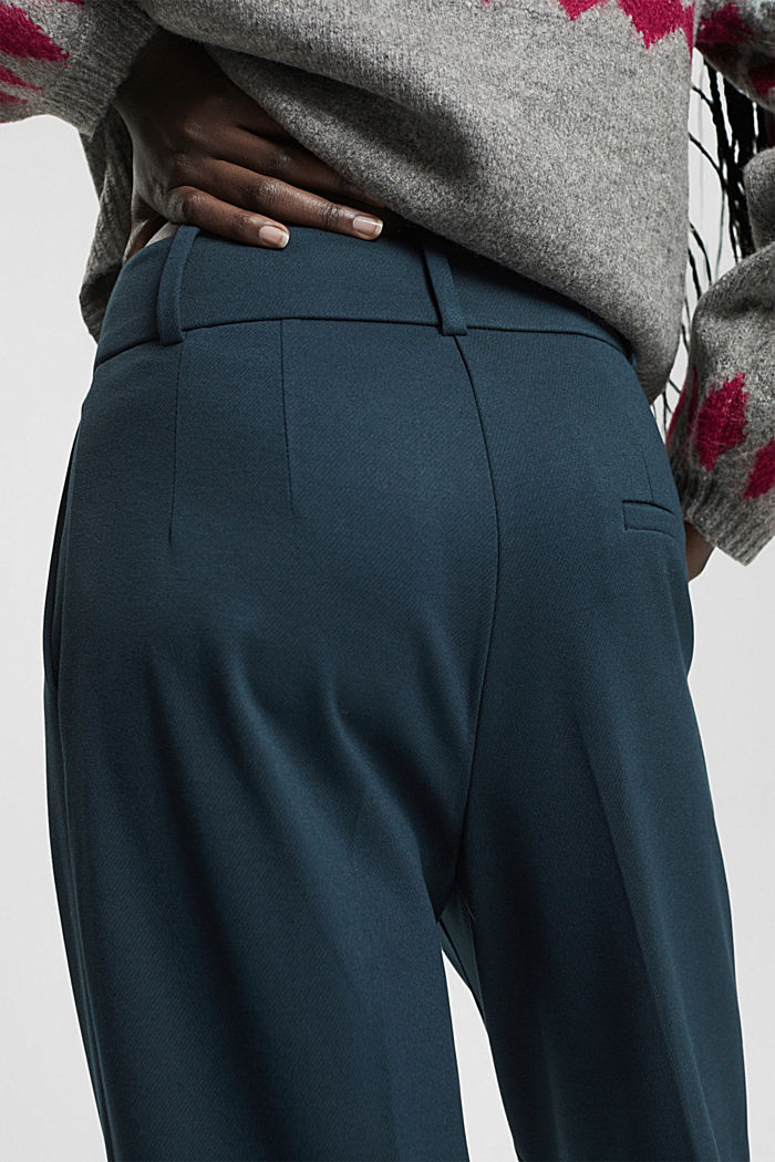 Wide leg trousers, PETROL BLUE, detail-asia image number 2