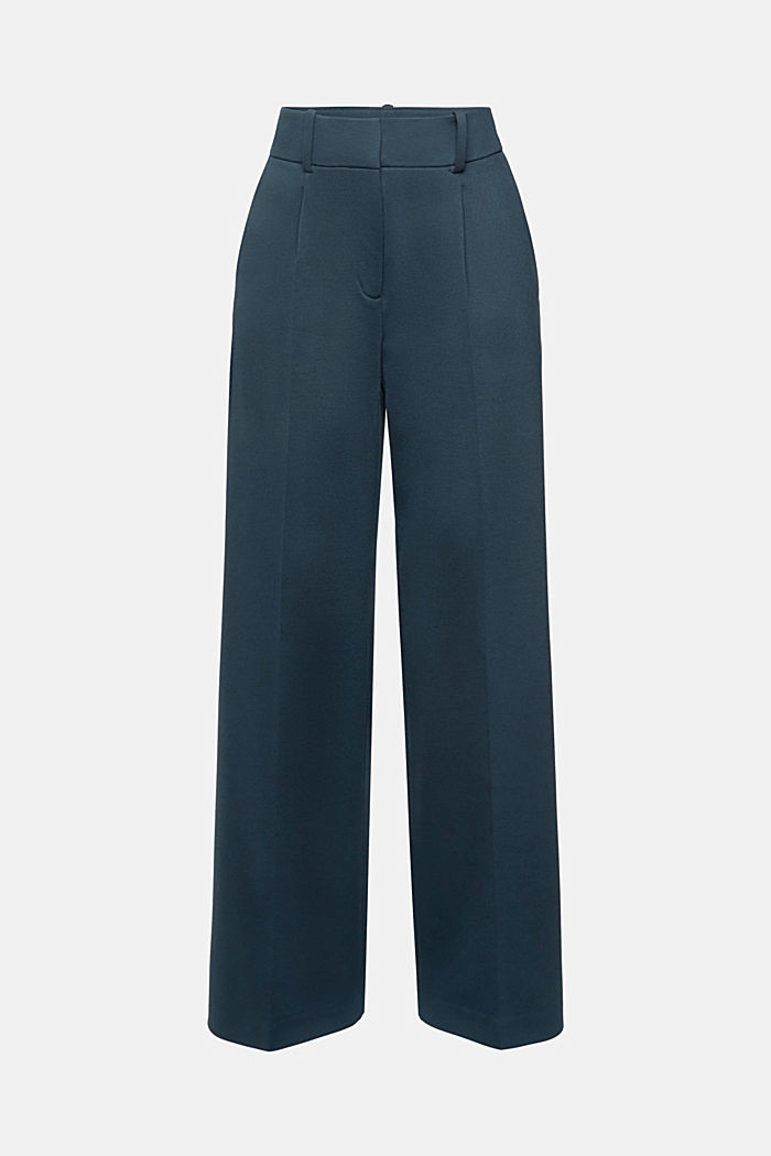 Wide leg trousers, PETROL BLUE, detail-asia image number 5