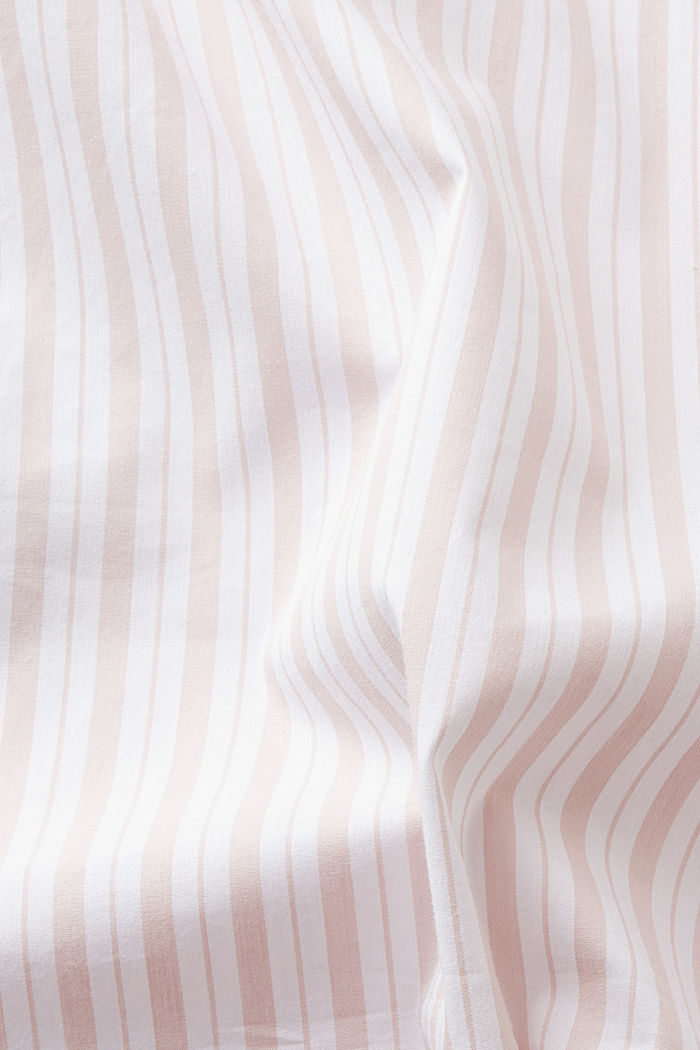 Striped oversized high low blouse, WHITE, detail-asia image number 6
