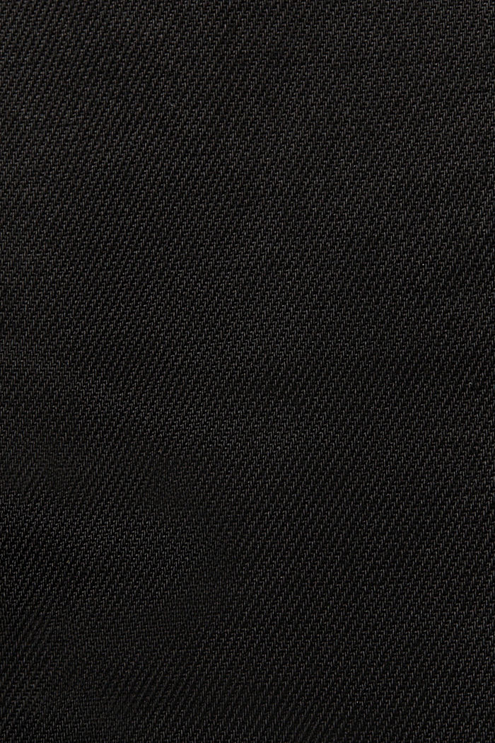 塗層直腳牛仔褲, 黑色, detail-asia image number 6