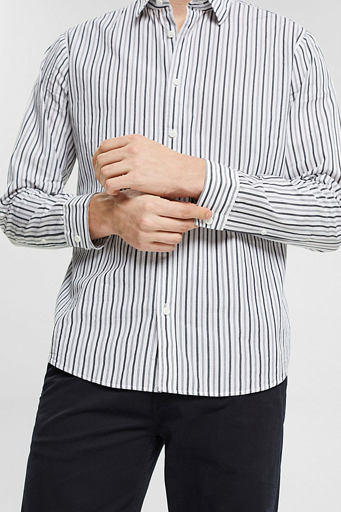 Striped shirt, WHITE, detail-asia image number 2