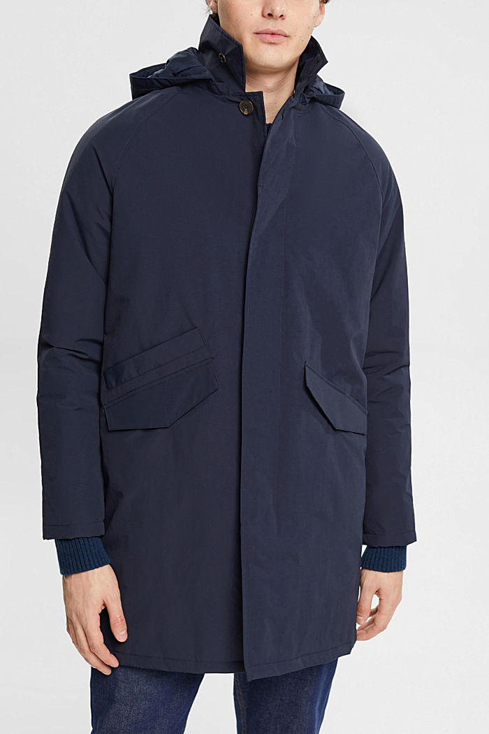 Coats woven, NAVY, detail-asia image number 0