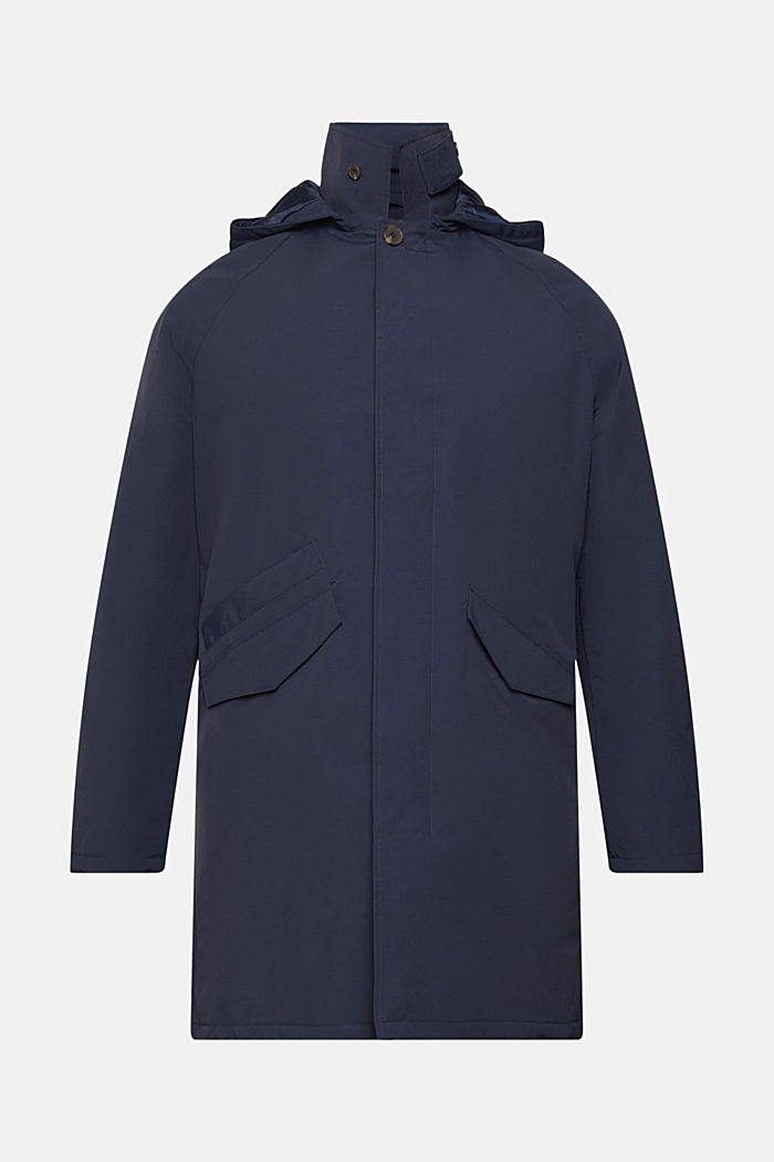 Parka with detachable hood, NAVY, detail-asia image number 5