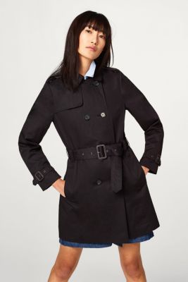 Esprit Classic trench coat in cotton at our Online Shop