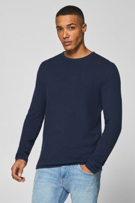 edc - Textured jumper made of 100% cotton at our Online Shop