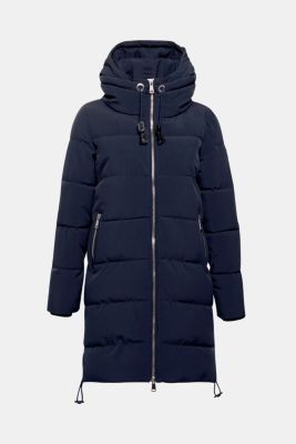 esprit mid padded jacket with hood