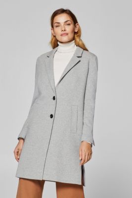 Esprit - Dense jersey blazer coat at our Online Shop