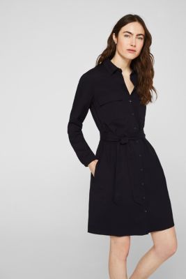 Esprit Kleid Schwarz Weiß Punkte