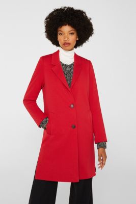 Esprit - Blazer-Mantel aus Jersey im Online Shop kaufen