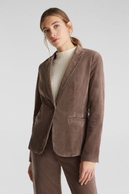 Esprit Samt Blazer Mit Stretchkomfort Im Online Shop Kaufen