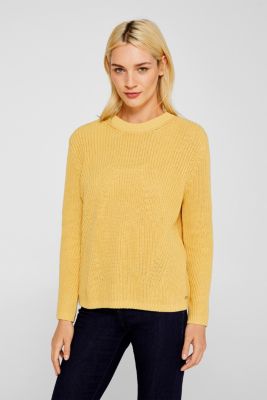 Esprit Melierter StrukturPullover, 100 Baumwolle im Online Shop kaufen