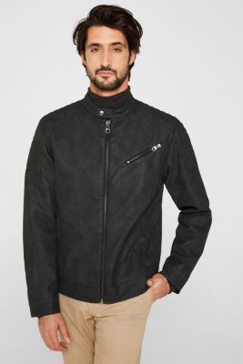 Esprit Padded faux leather biker jacket at our Online Shop