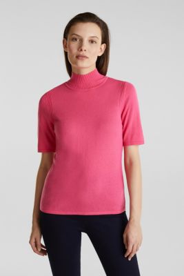 Esprit KurzarmPullover mit Kaschmir im Online Shop kaufen