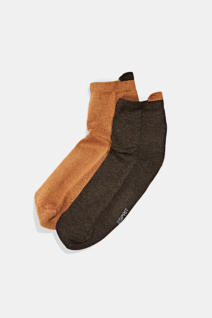 2er-Pack Short-Socken mit Frotteesohle