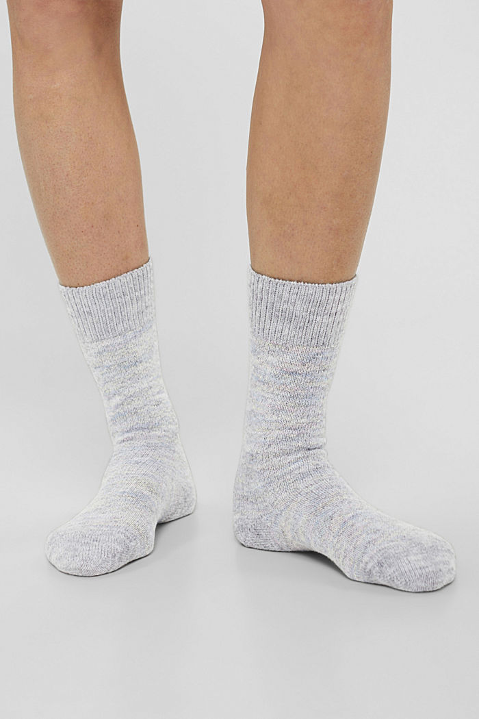 Met wol: sokken met patroon