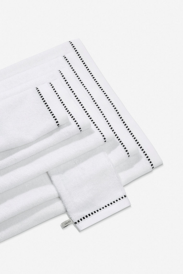 Z TENCELEM™: seria jednokolorowych ręczników z froty, WHITE, detail image number 4
