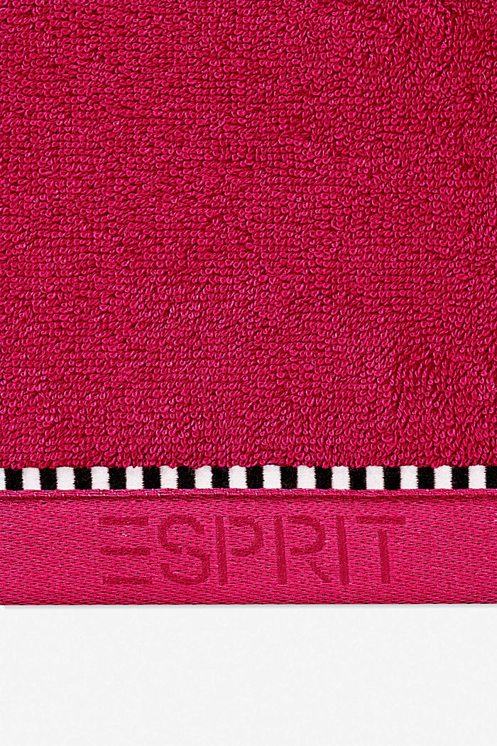 Met TENCEL™: handdoekenlijn van badstof, RASPBERRY, detail image number 1
