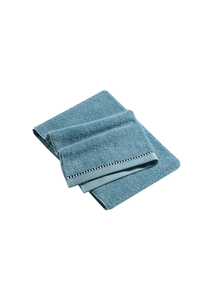 S materiálem TENCEL™: sada ručníků z froté, SKY BLUE, overview