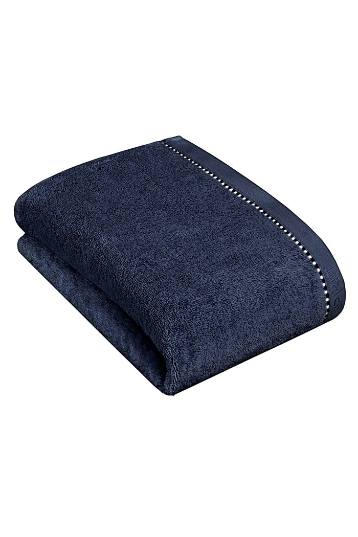 Met TENCEL™: handdoekenlijn van badstof, NAVY BLUE, detail image number 2
