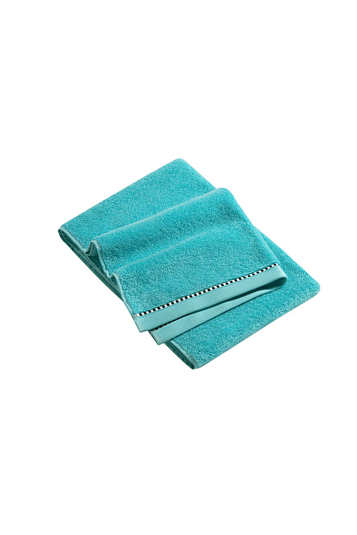 S materiálem TENCEL™: sada ručníků z froté, TURQUOISE, detail image number 2