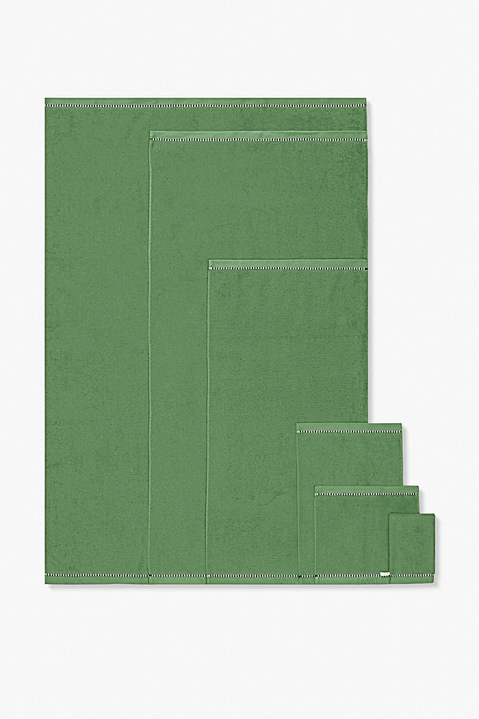 Mit TENCEL™: Handtuch-Serie aus Frottee, MOSS GREEN, detail image number 0