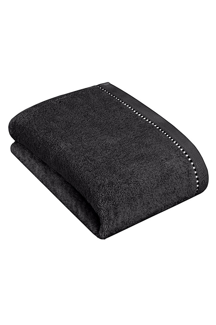 With TENCEL™: terry cloth towel collection, BLACK, detail image number 2