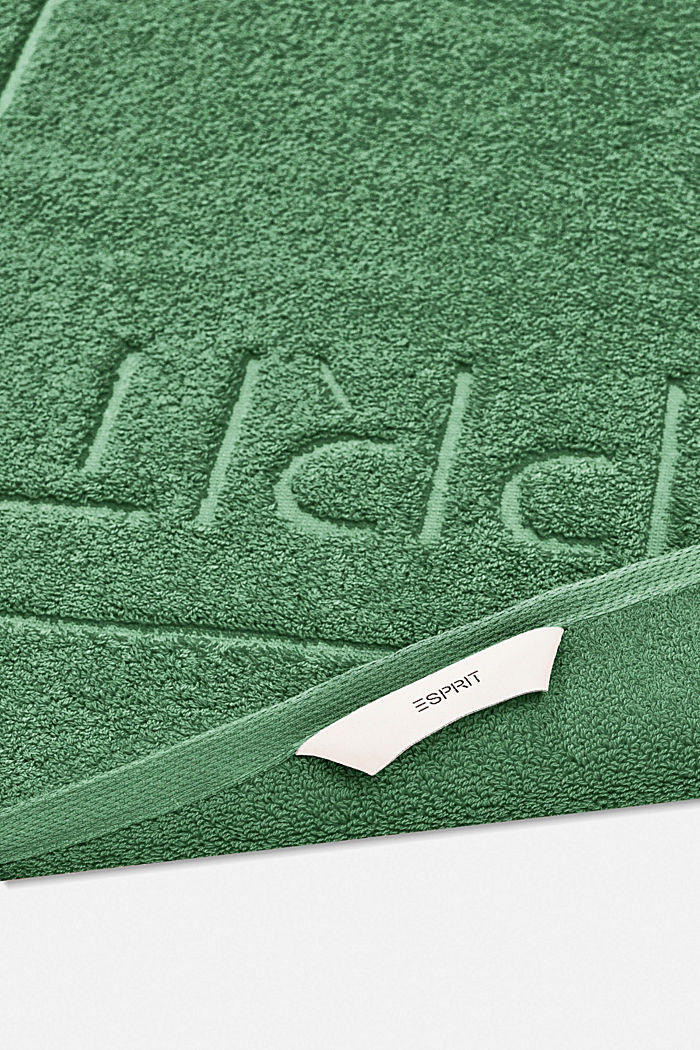 Terrycloth bath mat made of 100% cotton, GREEN TEA, detail image number 1