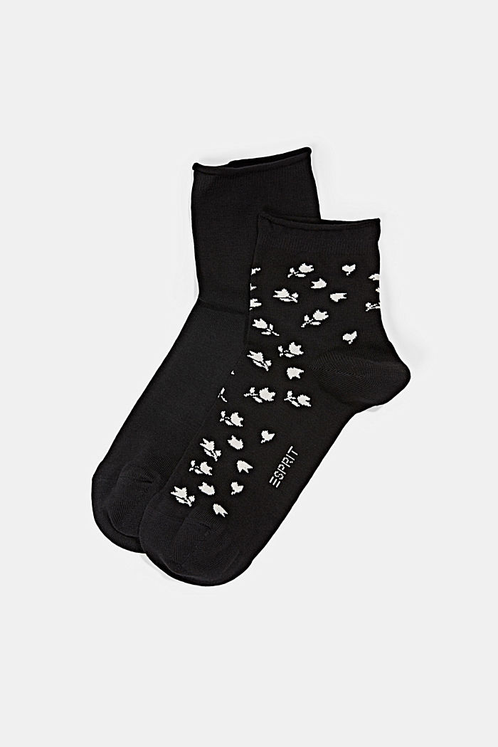 Ponožky ze směsi s bio bavlnou, 2 páry v balení