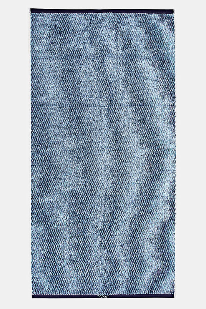 Handduk i 100% bomull, NAVY BLUE, detail image number 3