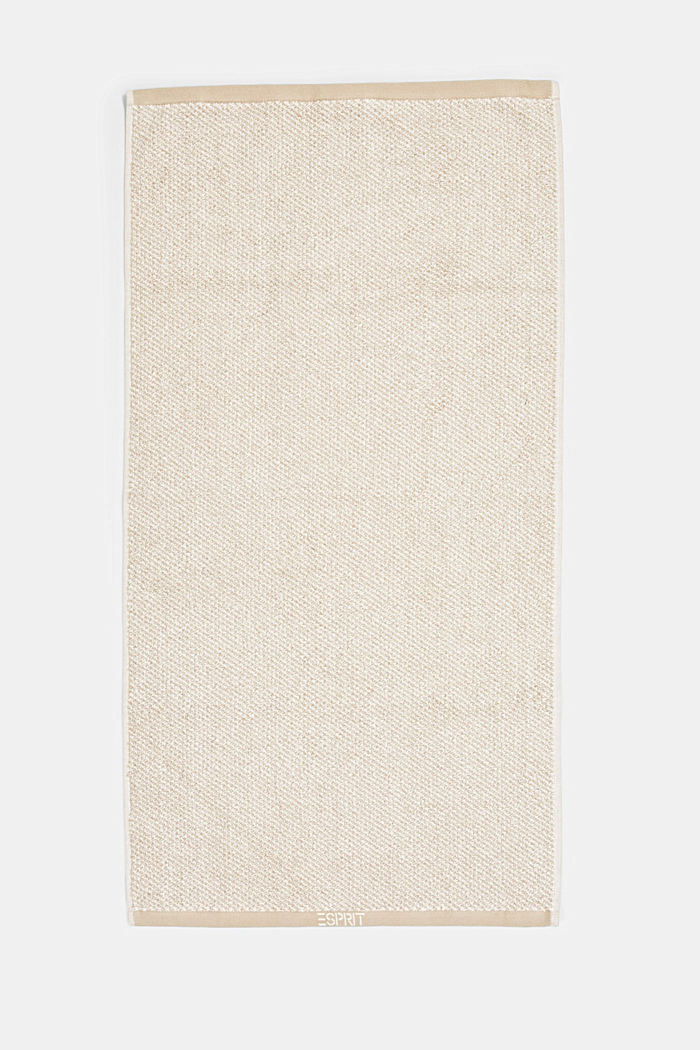 Handduk i 100% bomull, SAND, detail image number 3