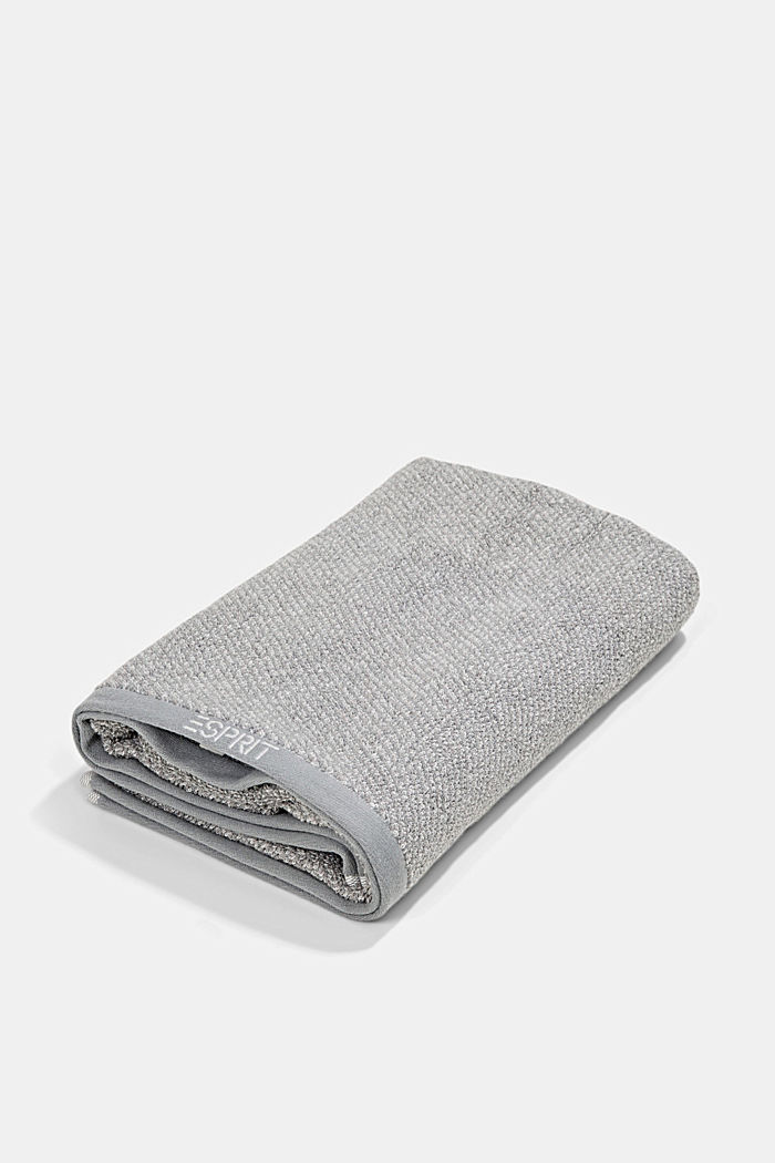 Handdoek van 100% katoen, STONE, detail image number 2