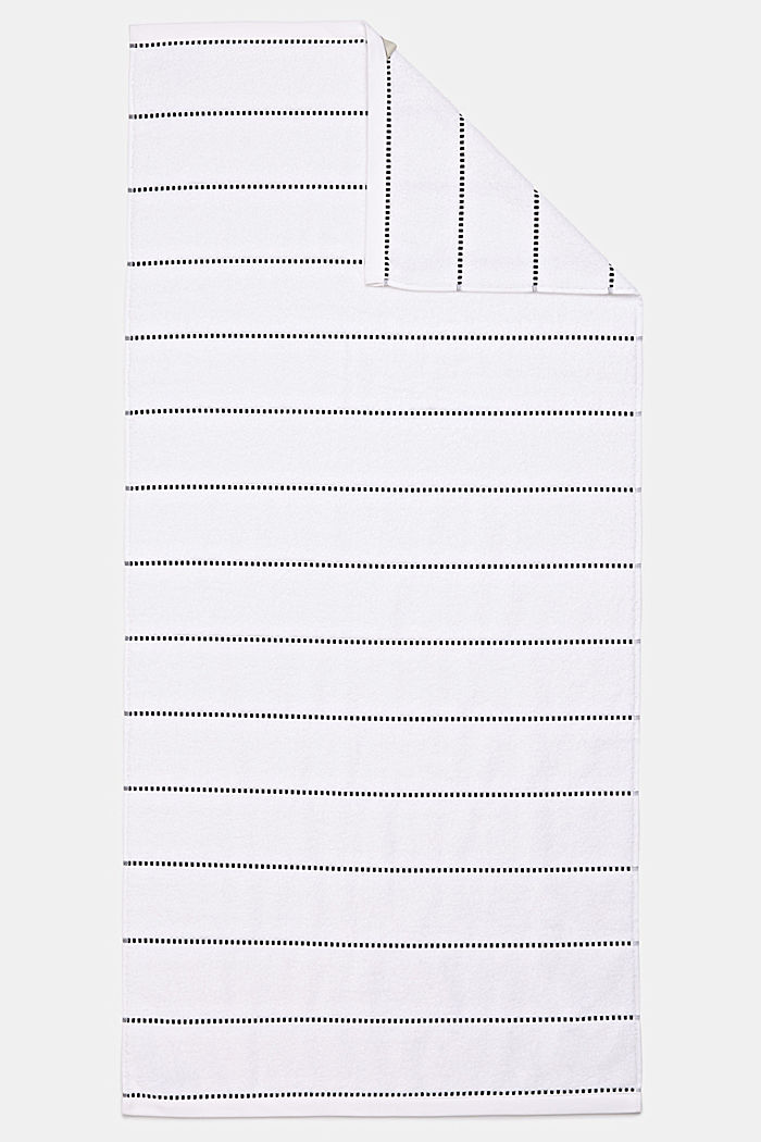 À teneur en TENCEL™ : la collection de serviettes en tissu éponge, WHITE, detail image number 2