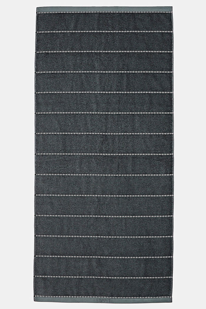 Met TENCEL™: handdoekenlijn van badstof, GREY STEEL, detail image number 3