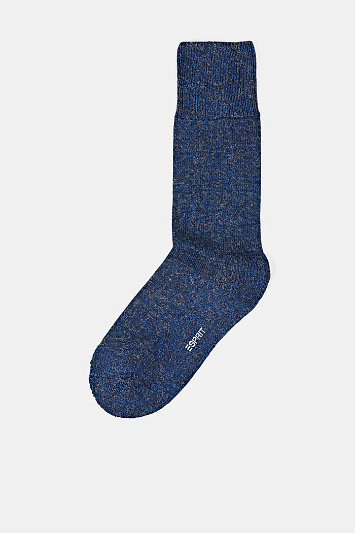 Gemêleerde sokken van een katoenmix, CORNFLOWER, detail image number 0