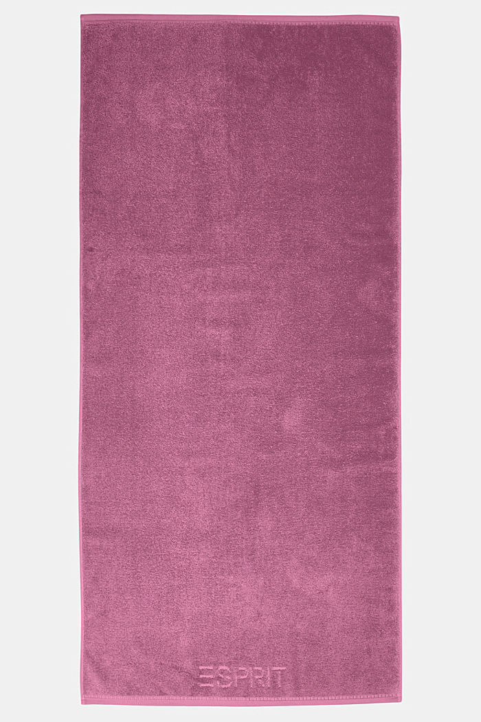 With TENCEL™: terry cloth towel collection, BLACKBERRY, overview
